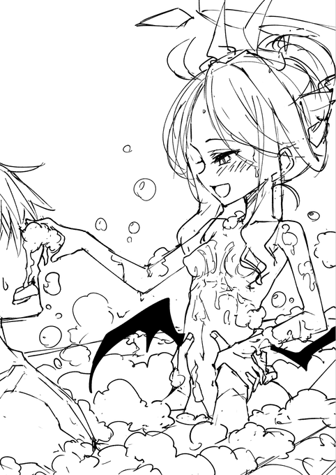 泡風呂ご満悦ヒナ
#ブルアカ 