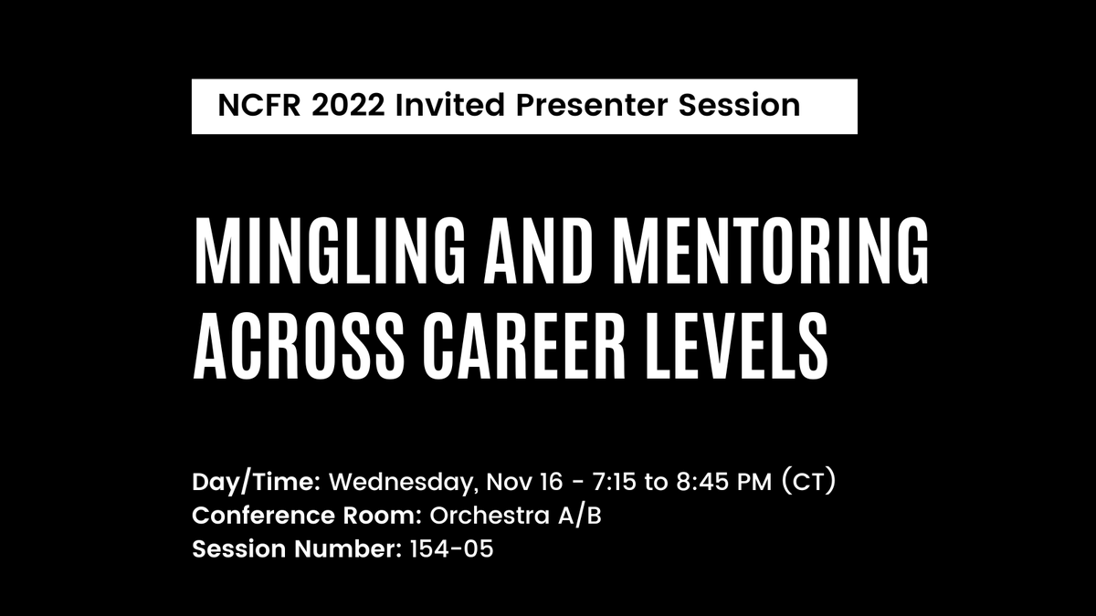Very excited to join colleagues at #NCFR2022 to support this great event! Looking forward to connecting with researchers, educators, and professionals at all career levels. Hope you can join us! <a href="/caroline_sanner/">Caroline Sanner</a> <a href="/TeKishaM_Rice/">TeKisha Rice Wallace, PhD</a> @Kalemonk @bogolsky <a href="/ncfr/">NCFR</a>