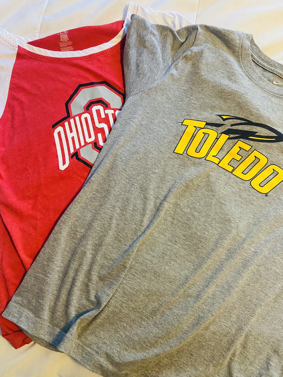 TeamsRising's tweet photo. Your threads today?! Let’s see some school pride. 

#hometown #419 #614 #MACtion #bigten https://t.co/AQY7y2umHj