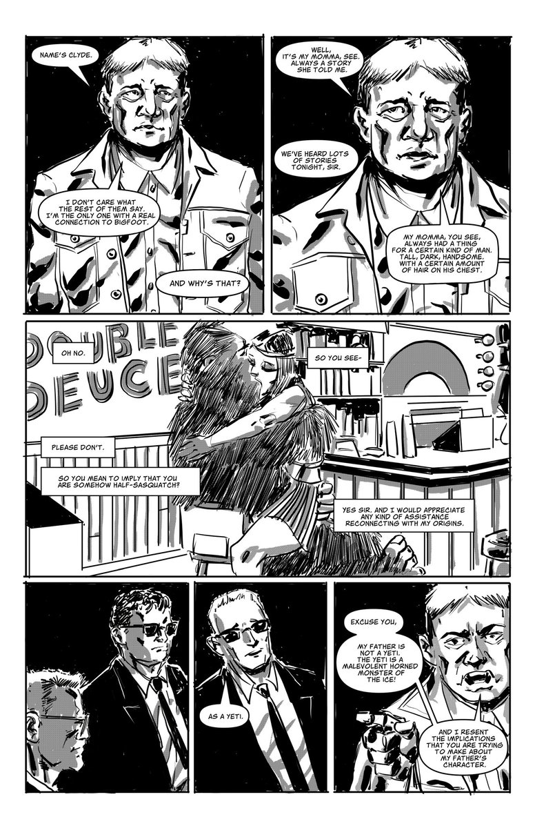 AzeemLyons's tweet image. I'm happy to present my and @BrianBeardsley's Bigfoot short, The Life and Times. Check it out!
1/2