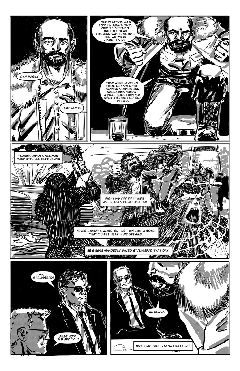 AzeemLyons's tweet image. I'm happy to present my and @BrianBeardsley's Bigfoot short, The Life and Times. Check it out!
1/2