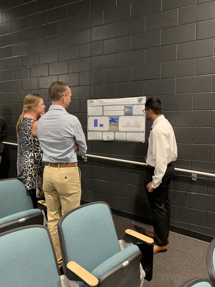 PrincipalDLB's tweet photo. Another #FINishStrong Friday and week at the 🦈 Shark Tank! Our scholars present and impress at the return of our annual Scientific Research Symposium #RigorResearchRelevance #FINex @IHSSciResearch @Islands_Sharks https://t.co/xD5PvtoDug