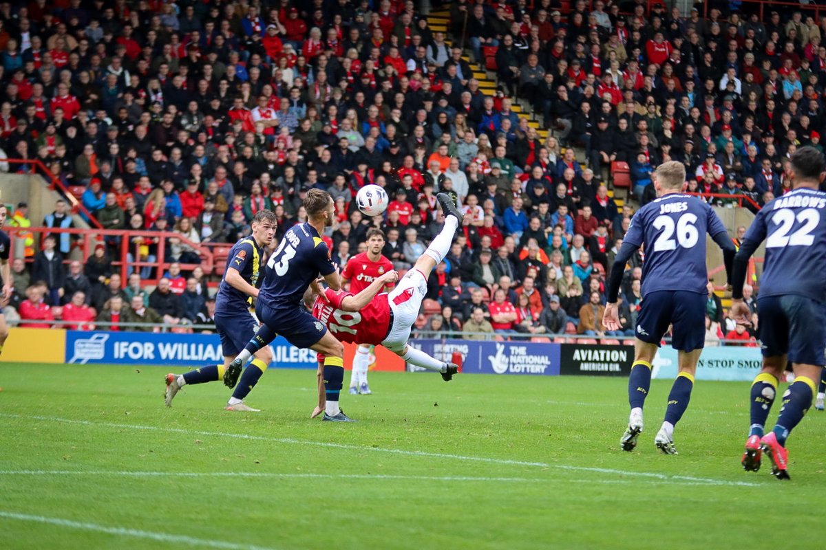 📺 Highlights of today's excellent win will be available on WrexhamPlayer from 11.45pm - you don't want to miss those goals! ⚽⚽⚽⚽ 🔴⚪ #WxmAFC | 📸 @GTPhotography_1