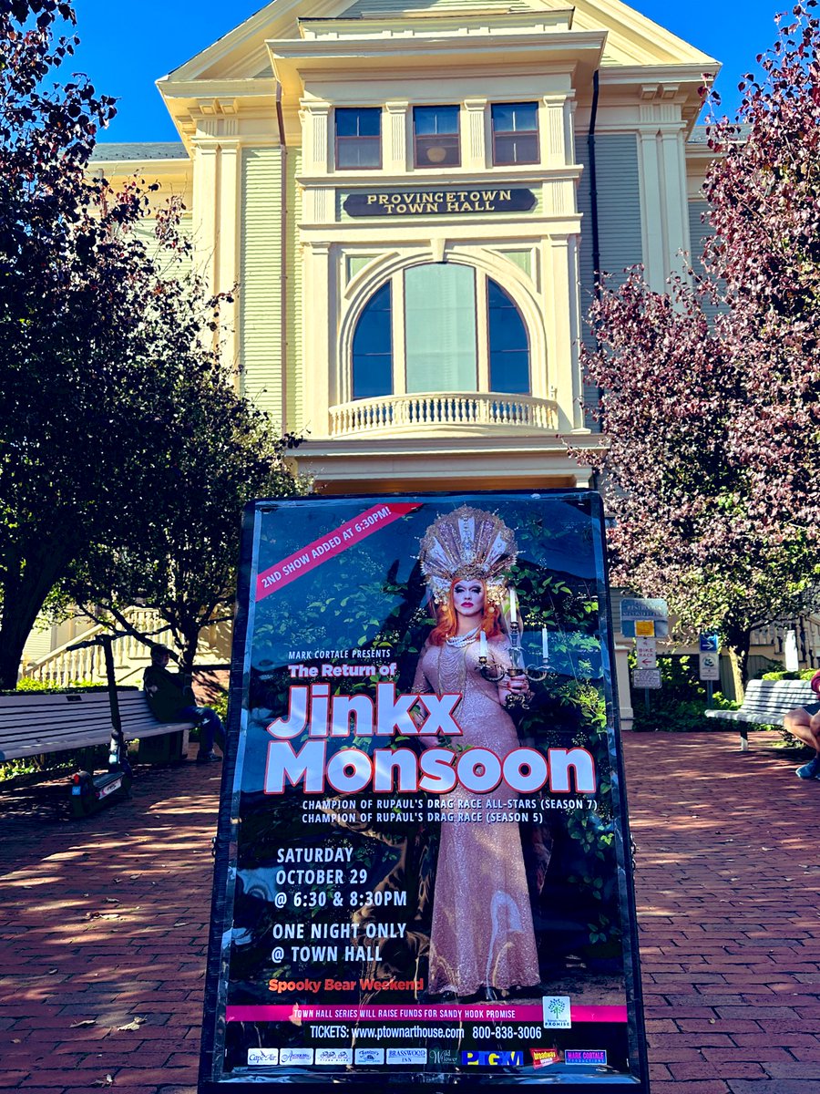 Big night in Ptown! <a href="/JinkxMonsoon/">Jinkx Monsoon</a> <a href="/MarkCortale/">Mark Cortale</a>