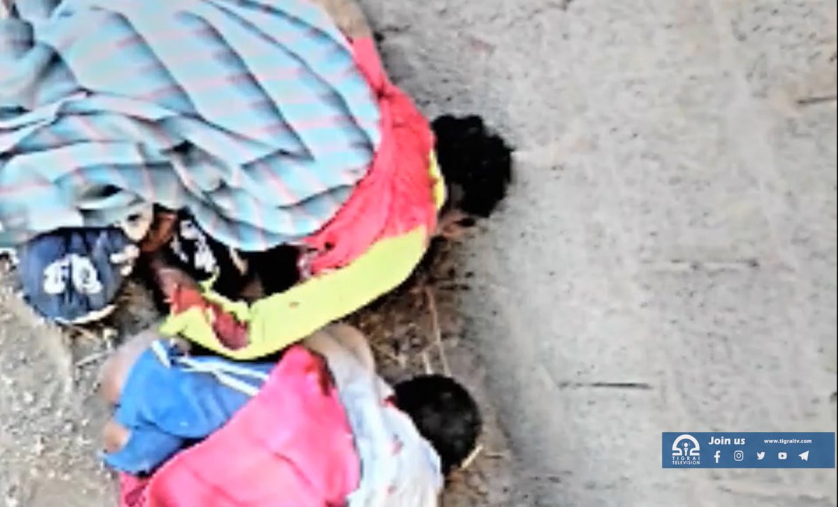 KifiMak's tweet photo. #Update
----
Today's indiscriminate shelling on #Adigrat killed a mother displaced from #Humera, Western Tigrai along with her 2 children at age of 5 &amp; 7. @UN @hrw
#Tigray #TigrayUnderAttack https://t.co/6vSVuJpHrG