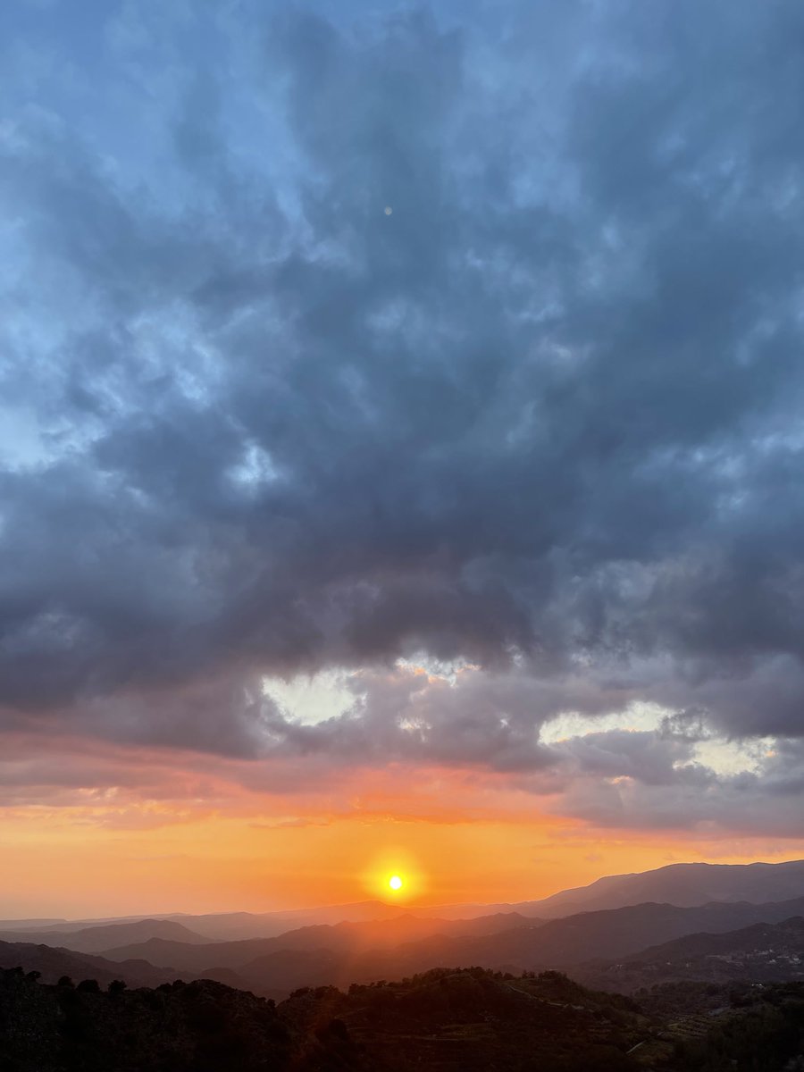 sunset #Agros #Cyprus