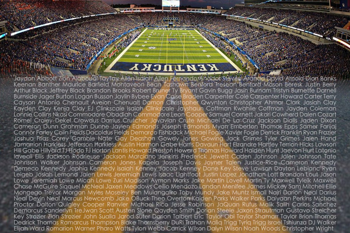 The road to Kroger Field began in 2017 with YMCA workouts and middle school field practices. Every player since then has paved the road for the next several weeks. Thank you to the players of past. Keep your head down to the players of now. To the players of tomorrow: let's ride!