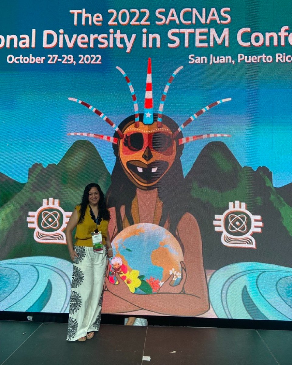 We have the incredible honor of meeting the artist & street team member behind our #2022NDiSTEM logo! Meet Dr. Semarhy Quiñones, Microbiologist, PhD, and artist! @semarhyquinones