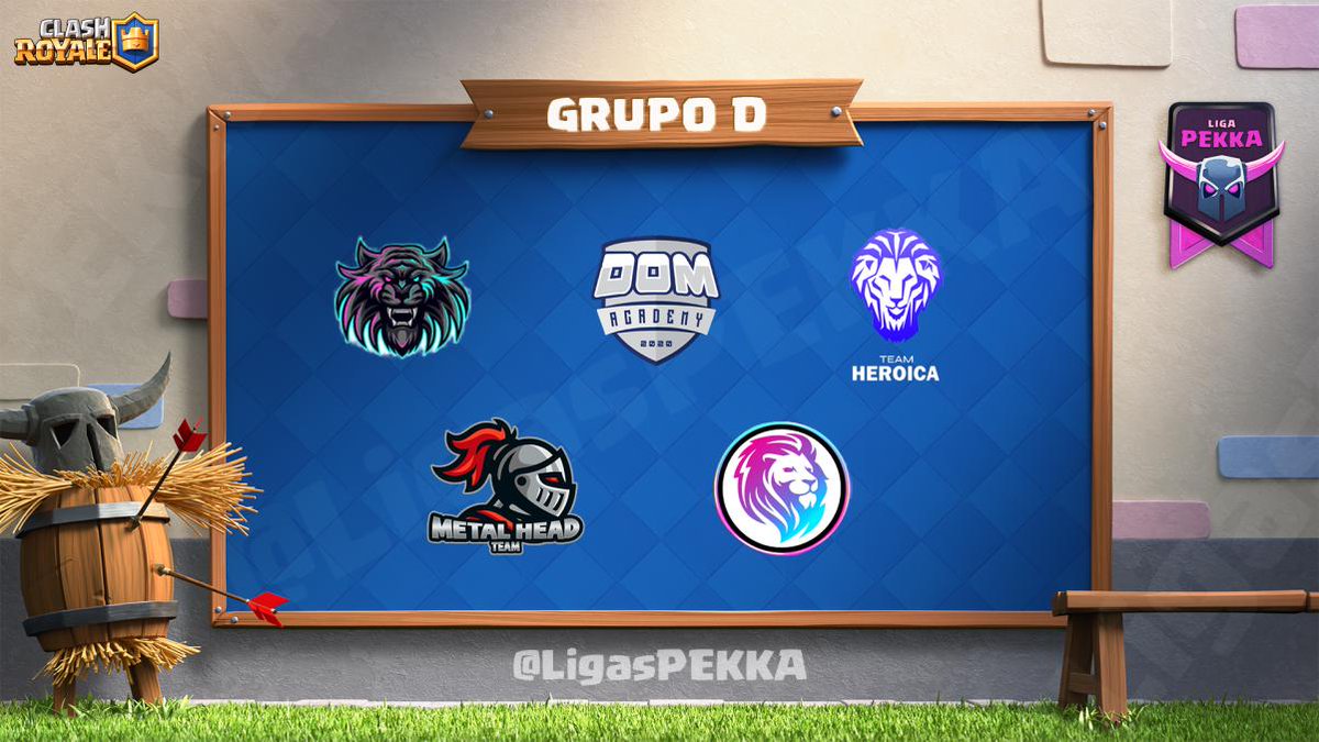 Liga PEKKA (@ligaspekka) on Twitter photo ๐ ยกGRUPO D!
๐ฐ <a href="/MetalHeadTeam1/">Metal Head Team</a>
๐ฐ @Heroica_Academy
๐ฐ <a href="/DOMeSportsBR/">DOM eSports โจ</a>
๐ฐ #Vaama
๐ฐ @heroica_team ๐ ยกGRUPO D!
๐ฐ <a href="/MetalHeadTeam1/">Metal Head Team</a>
๐ฐ @Heroica_Academy
๐ฐ <a href="/DOMeSportsBR/">DOM eSports โจ</a>
๐ฐ #Vaama
๐ฐ @heroica_team