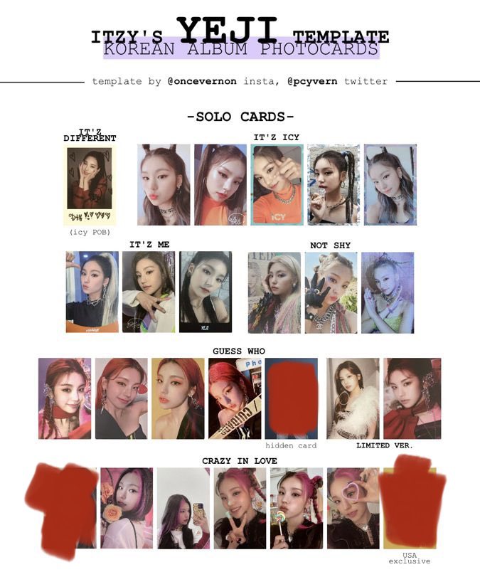 AlineKpopGroup's tweet photo. WTT

Trading: 
Danielle and Hyein from new jeans
Jihyo and Dahyun from twice
Ryujin and Yuna from Itzy

Looking for:
Any yeji or Haerin photocard.
Or Minji from the new jeans ver https://t.co/CZHald5mzG