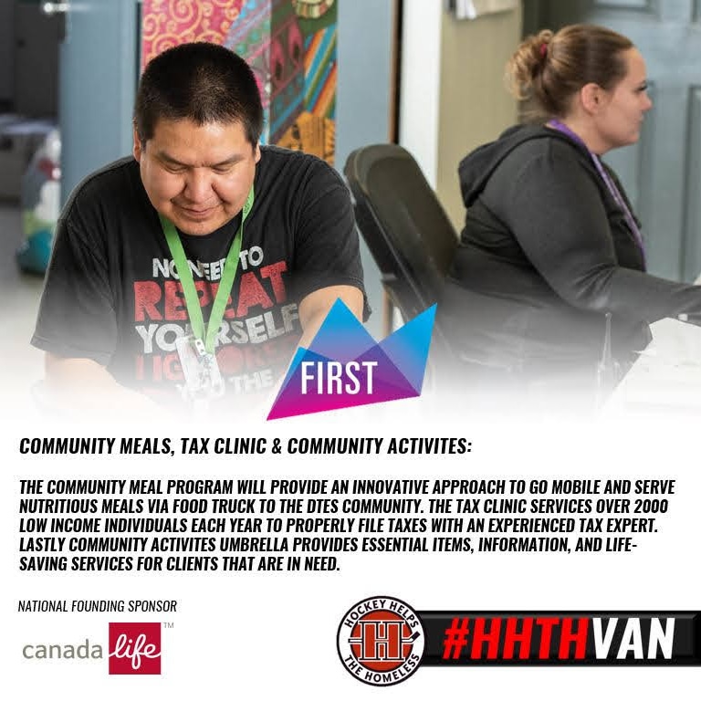 We are very proud to partner with First United to service those less fortunate in our community.

Thank you <a href="/FirstUnitedDTES/">First United</a> for being on the front lines each and every day!

#thisgamematters #thankyou #gamechanger #HHTHVan #vancouver #bc #canada
