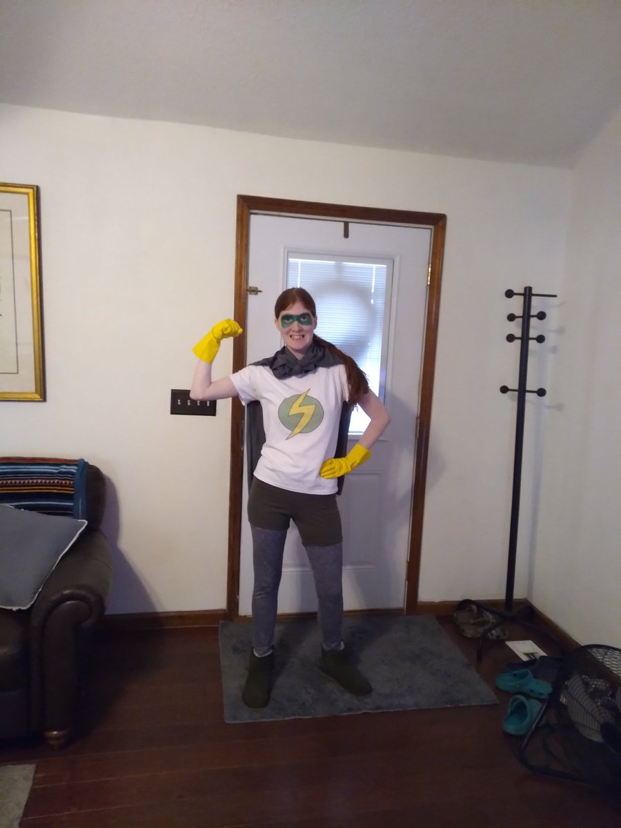 KadiWright3's tweet photo. My Halloween Costume! (My mom took this pic) #Halloween #HAPPY_HALLOWEEN #Halloween2022 #costume #eddsworld #powerell #superell https://t.co/k9OCbiGeU3