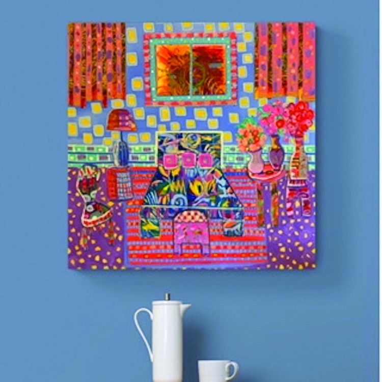 OCAGnc's tweet photo. Robin Greenberg paints vibrant landscapes, still life &amp; abstracts in acrylics and alcohol inks. Learn more in studio 63 on this year's #ocagnc studio tour, map &amp; info at https://t.co/VAmZN9Be9l #ncart #ncpainter #chapelhill #carrboro #hillsboroughnc https://t.co/UxrIS2NHZf