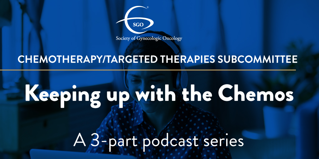 SGO_org's tweet photo. Listen to the latest SGO on the Go three-part podcast series, Keeping up with the Chemos! These podcasts focus on the drug preparation, administration, and the monitoring between cycles of tisotumab vendotin. Listen to the series here: https://t.co/n5tDSlAx2T https://t.co/xQ2oZBJ6zW
