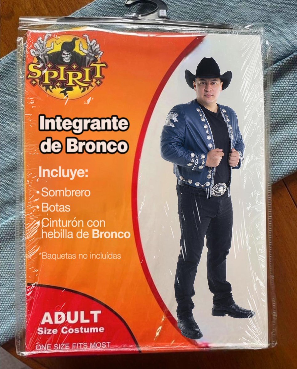 Grupo_Bronco's tweet photo. ¿Cómo ven este difraz de Halloween? 👻 ¿Qué más creen que les falte?
#BroncoEsBronco #SeSoltaronLosCaballos https://t.co/ASsCp4OwGW