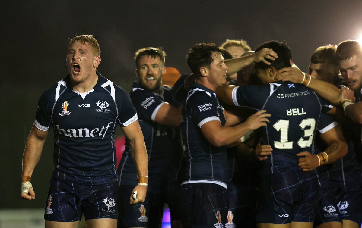 rugbyleaguewcup's tweet photo. 🏴󠁧󠁢󠁳󠁣󠁴󠁿 Thank you Scotland, throughout RLWC2021 you battled and provided us with moments to remember.

👏 The Bravehearts truly lived up to their nickname!

#RLWC2021 | @scotlandrl https://t.co/R0eH54U0Zr