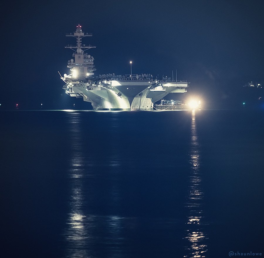 USS Gerald R. Ford at anchored in Halifax Harbour tonight. @usnavy @usnavyaircraftcarriers @cvn78_grford @wearehii
#ussgeraldrford #cvn78 #warship78 #aircraftcarrier #halifaxharbour #novascotia