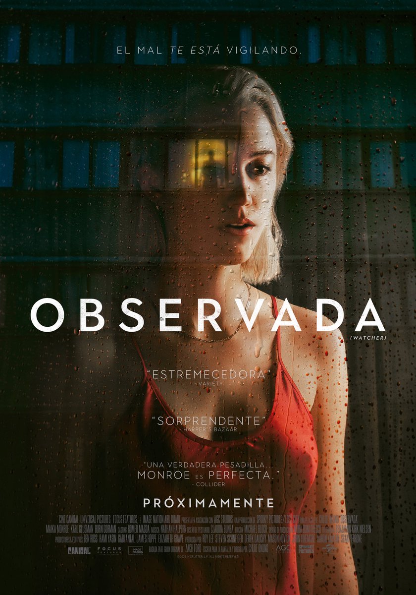cosmomovies89's tweet photo. Amigos, gracias a @cineCANIBAL tenemos algunos pases dobles para la premiere de #Observada este próximo Martes en #CDMX ¿Quieren uno? Sólo deben:

- Seguirnos y también a @cineCANIBAL 
- Dar ❤️ y RT
- Invita a un amigo a participar

Habrá ganadores al azar, suerte 😉 https://t.co/8phnXH3t1X