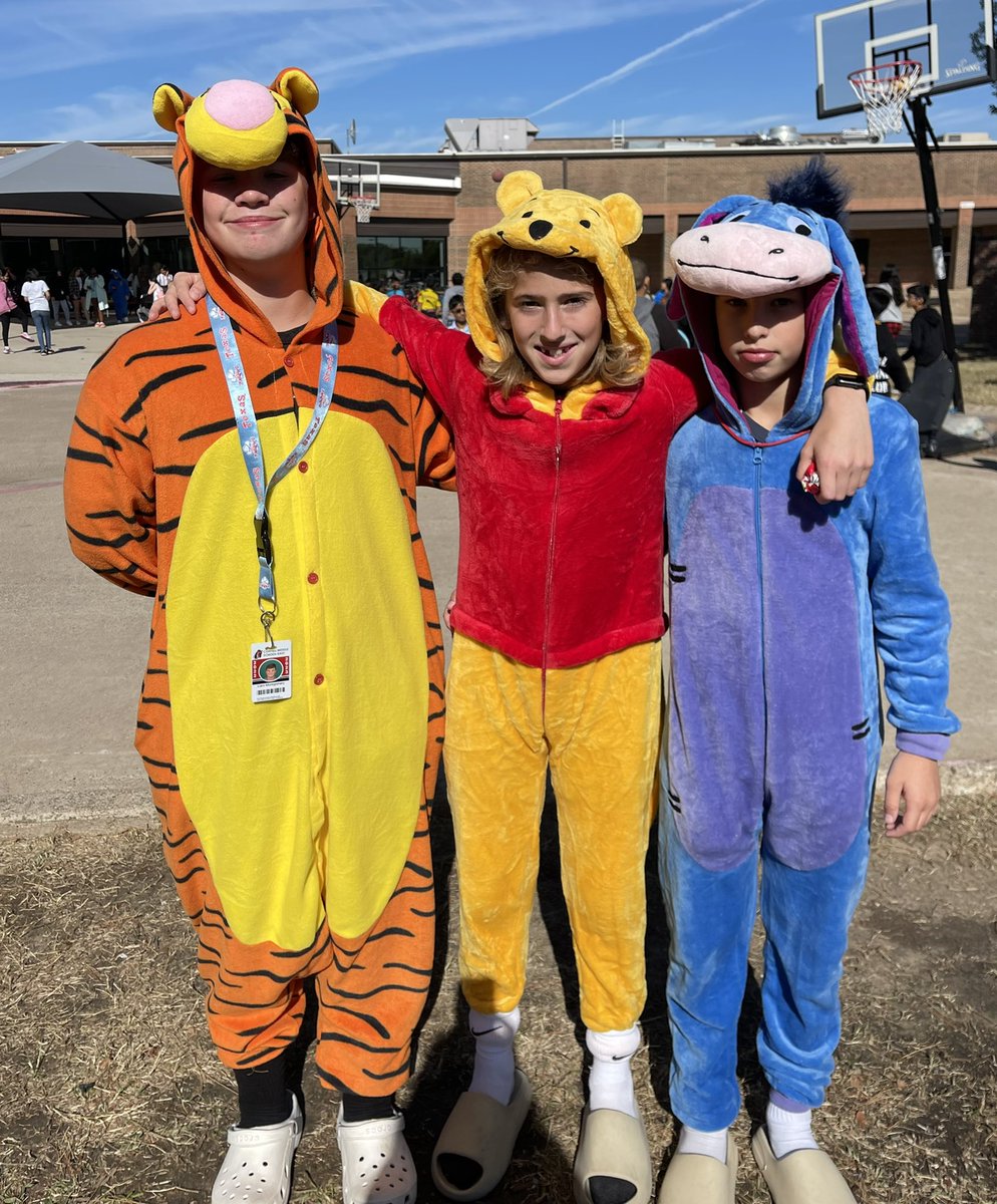 Red Ribbon week- it’s not just about dress up days- although that’s really fun!! Loved my 6th grade lunch crew in their pj’s!! #broncosignite #cmseast