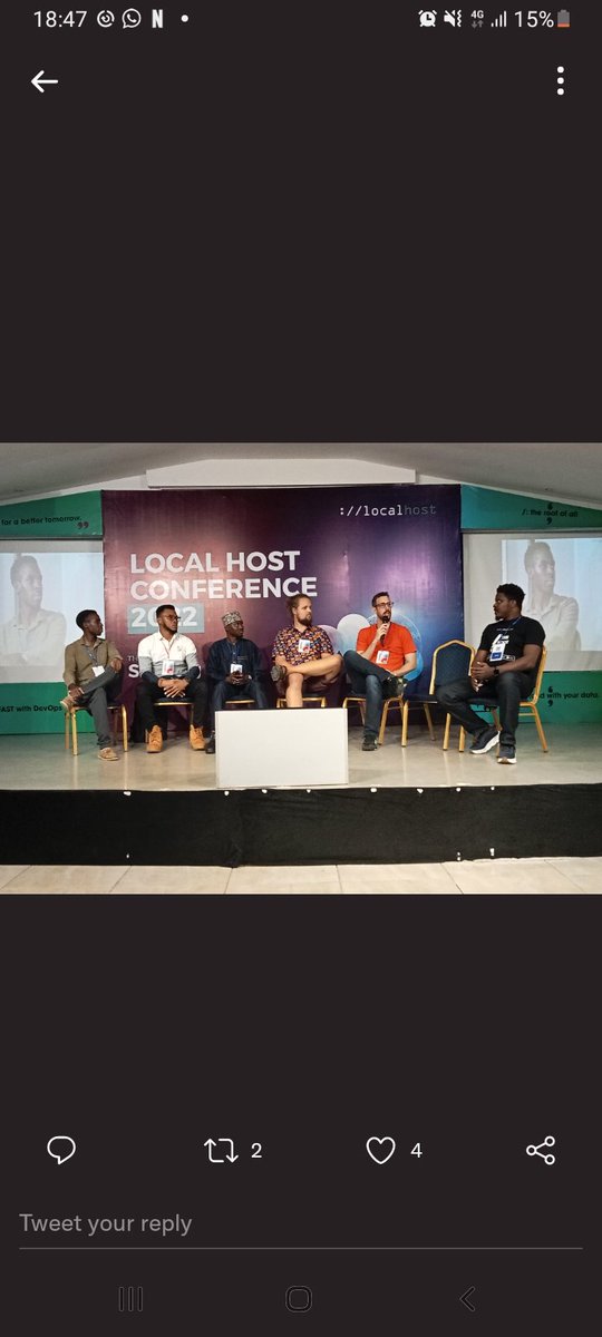 MarySarahzh's tweet photo. I'm glad I made it for the @Join_localhost conference. It was awesome. It was an ideal place to network. I even incidentally met one of my mentors who I hadn't got the chance to see physically.
#localhostconf22 #DevOps #SRE https://t.co/PiOs9FREXj