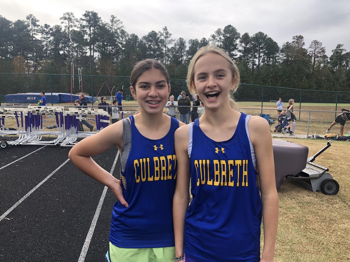 It was a great morning for Cross Country OPAC championships! Super proud of <a href="/CulbrethCougars/">Culbreth Middle School</a> runners for their dedication and hard work this season. Thanks <a href="/ADJonEvans/">Jon Evans</a> for rocking the press box and announcing end of meet awards.