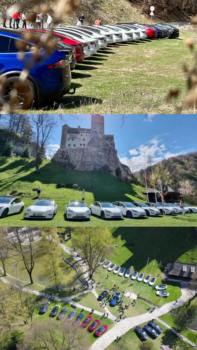 TeslaHappyRo's tweet photo. Hey there @elonmusk, @SawyerMerritt &amp; @Tesla fans 👋

#TeslaHappyOwnersRomania already had a meeting at #BranCastle. Beware of vampires at night!👀🧛

Let us know if you need help, we are #THOR - "The Best Tesla Vampire Slayer Club in the world!"🧄

#Bran #Transylvania #Romania https://t.co/MdJoeSjleX