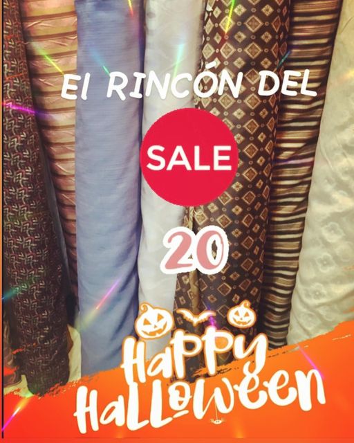 AbeDecorStudio's tweet photo. #descuentosespeciales

#halloween #telasparatapizar #telasparamuebles #sale , el rincón de las #rebajas , mercancías seleccionadas, hasta el #31deoctubre

#abedecorstudio
#ccpaseolasmercedes https://t.co/xHDClWp58Z