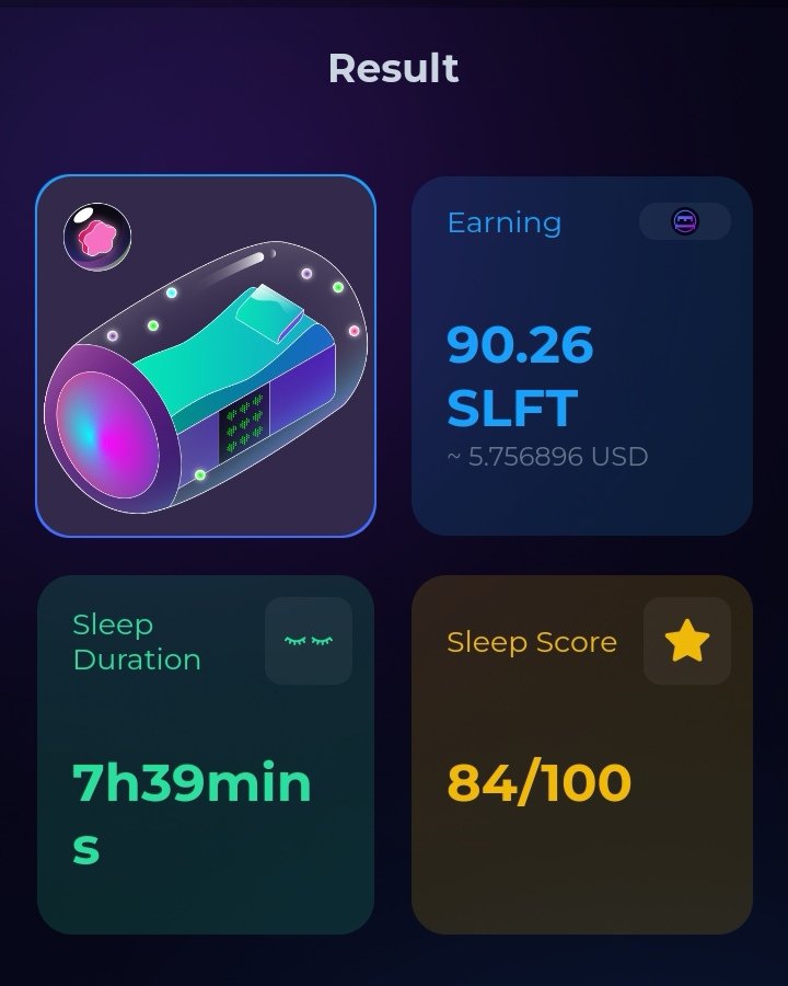 tanushalambre's tweet photo. I'm very pleased😊 that my #SLFT #income from my #sleep with #SleeFi is growing📈 For even more income, I'm upgrading my #GENESISBED to put more Jewels on it🧡 And I plan to make a new mint!💖 @SleeFi_official @Megumi_sleefi #SleepToEarn #S2E #Sleep2Earn #S2EAndroid #SleepAndEarn https://t.co/CeUqPoh1hL