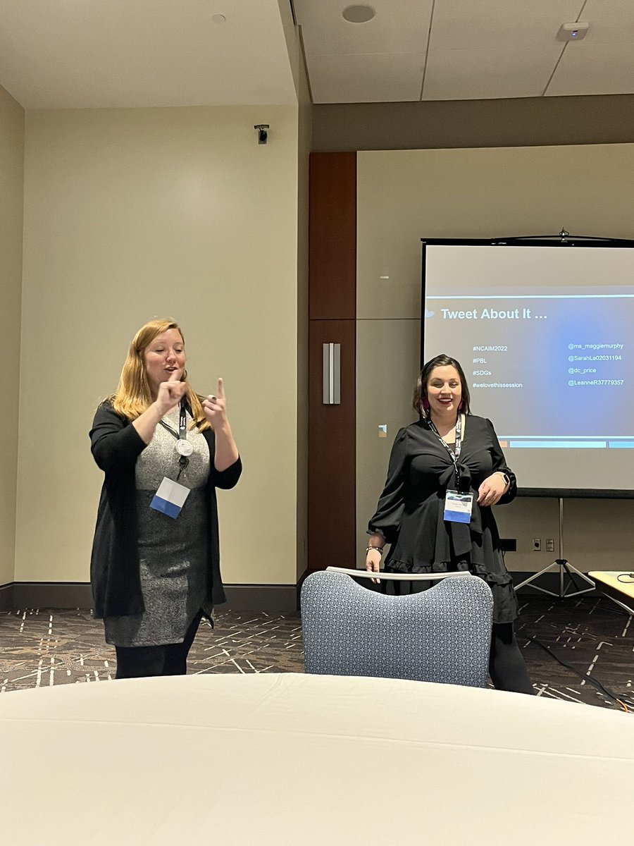 MsMicaelaAcosta's tweet photo. Learning how to greater better spaces with our kids. Ready to plant seeds #NCAIM2022 #PBL #SDGs % #welovethissession https://t.co/79ni4zxOtb