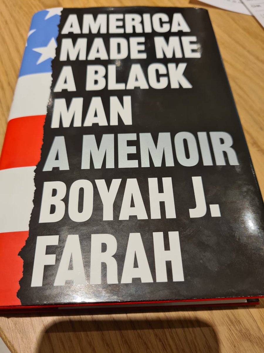 Finished reading America Made Me a Black Man by <a href="/BoyahFarah/">Boyah J. Farah</a> in one sitting. Powerful and painful.