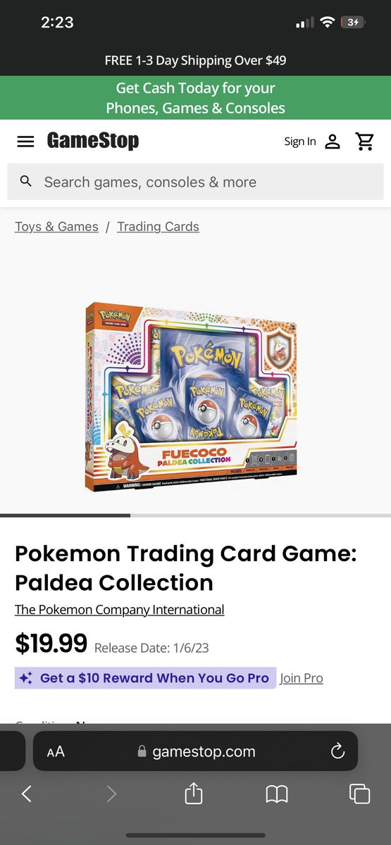 MattReactsFast's tweet image. Saw these are will be out 1/6/23 if you’re looking to get the Paldea starters 👀 #CodePoke @Pokemon