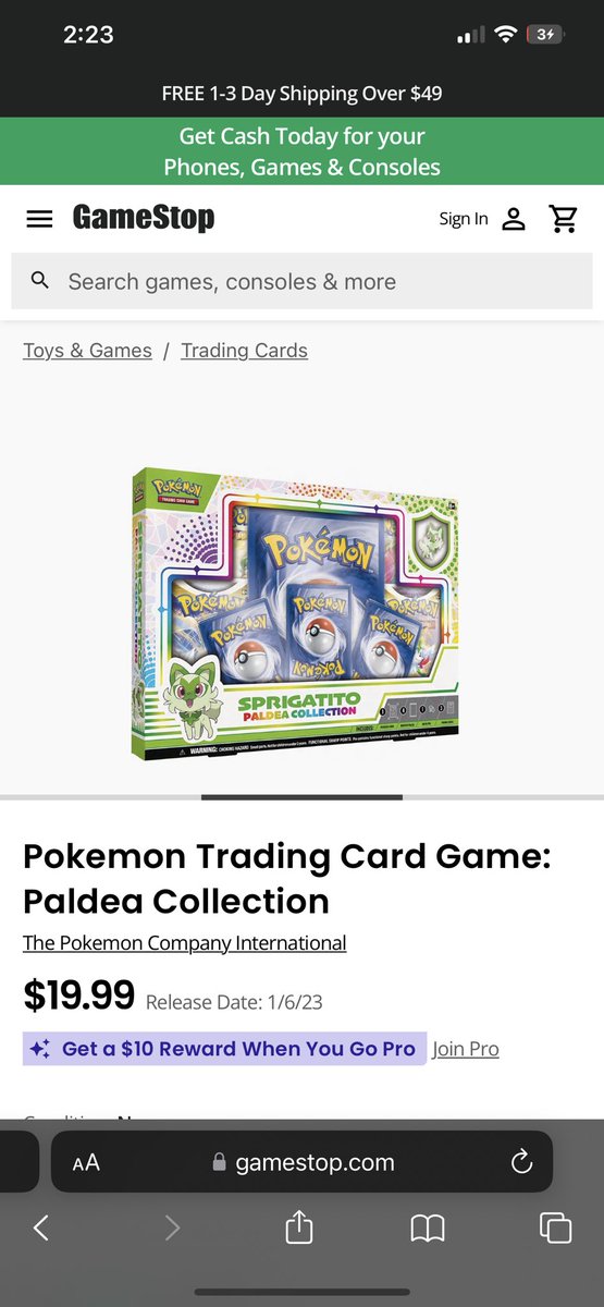 MattReactsFast's tweet image. Saw these are will be out 1/6/23 if you’re looking to get the Paldea starters 👀 #CodePoke @Pokemon