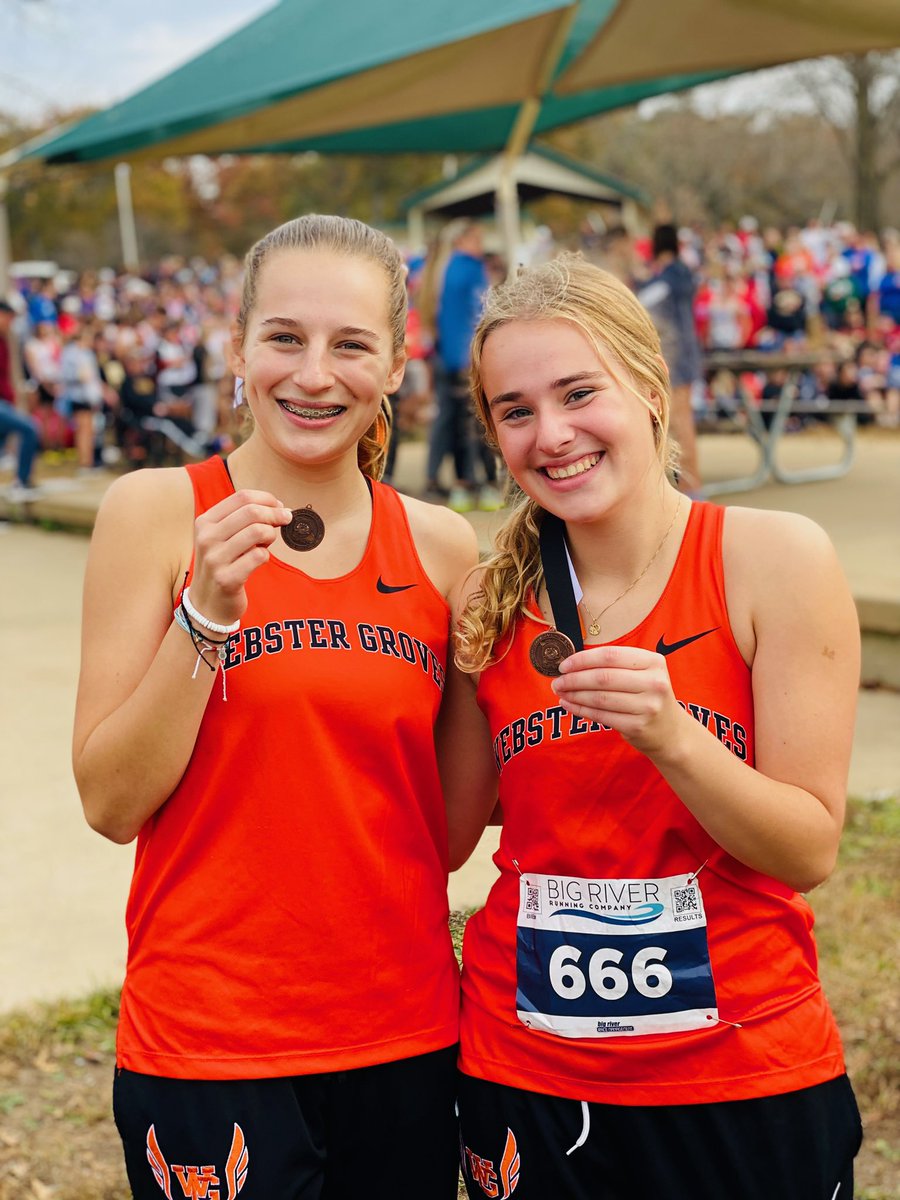 Congrats to Parker Allen and Sarah Staab on qualifying for the state XC meet week. At today’s district meet Parker placed 14th and Sarah placed 30th.