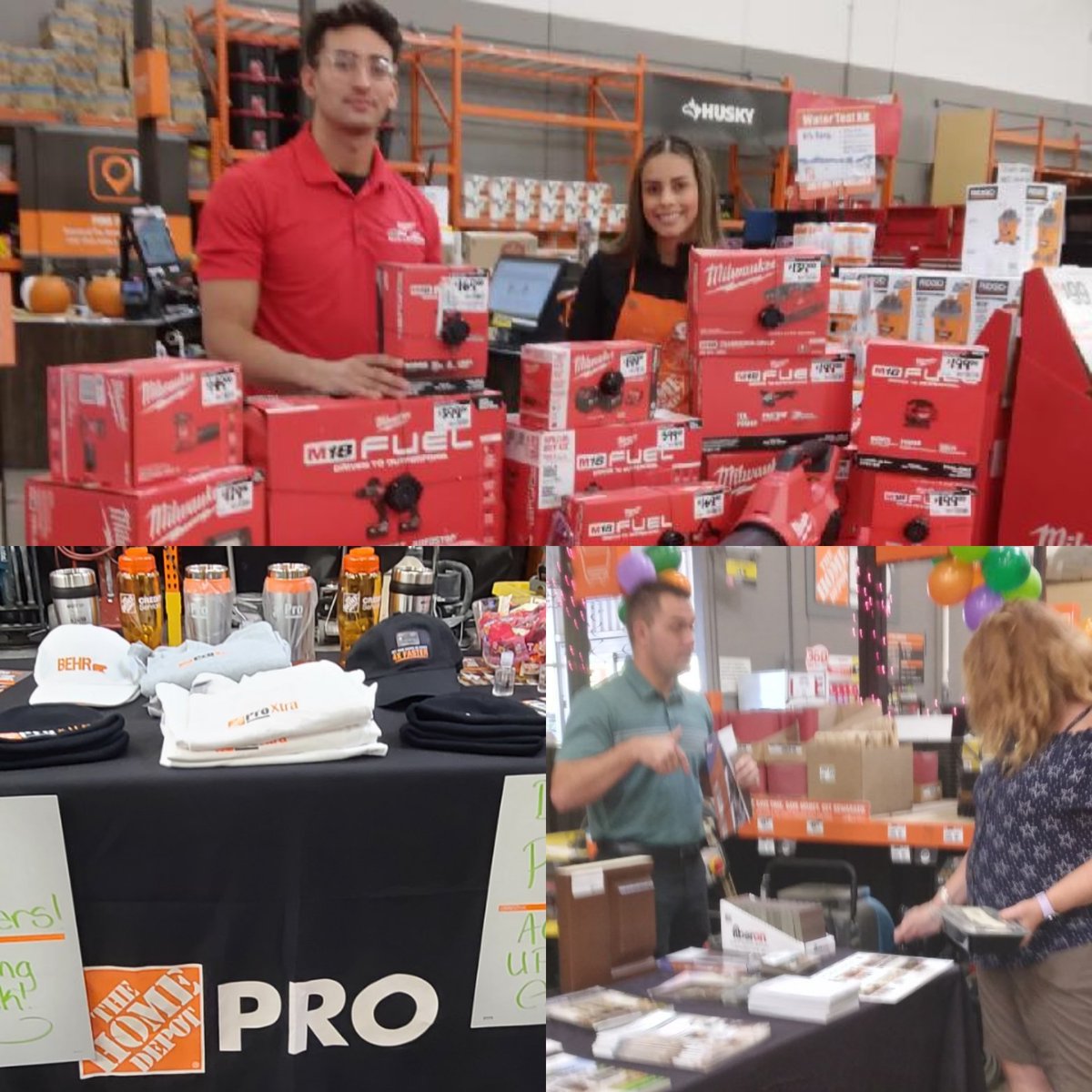 sfdraganov's tweet photo. Thank you everyone whom helped make our Pro Appreciation week so much and a huge success! We had so much fun! @HDTevinFreeman @BoomMayberry
@D66Celest
@pvspivey @MatthewMASM471 @sara_freas7597 @AttusoJodie @LopezRossanna @ciara_lauraa  #47won #homedepot #proxtra #proappreciation https://t.co/HOIPDoHTXC