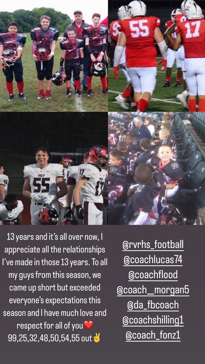 _zach_boland's tweet photo. Wild ride has come to an end❤️
@RVRHS_Football @RVRHS_Athletics @CoachLucas74 @CoachHarris56 https://t.co/O8jy3sc1wA