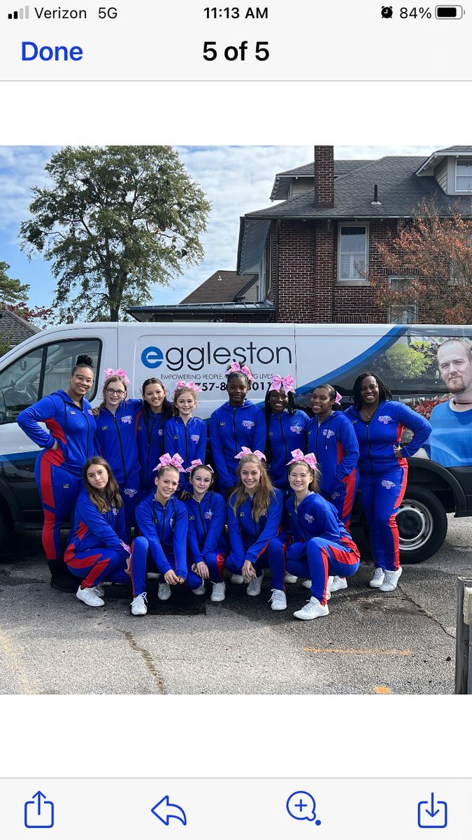 The IMS Flygirls were out serving the community the morning 🦅💙❤️. Way to go Eagles <a href="/vbschools/">VBSchools</a>