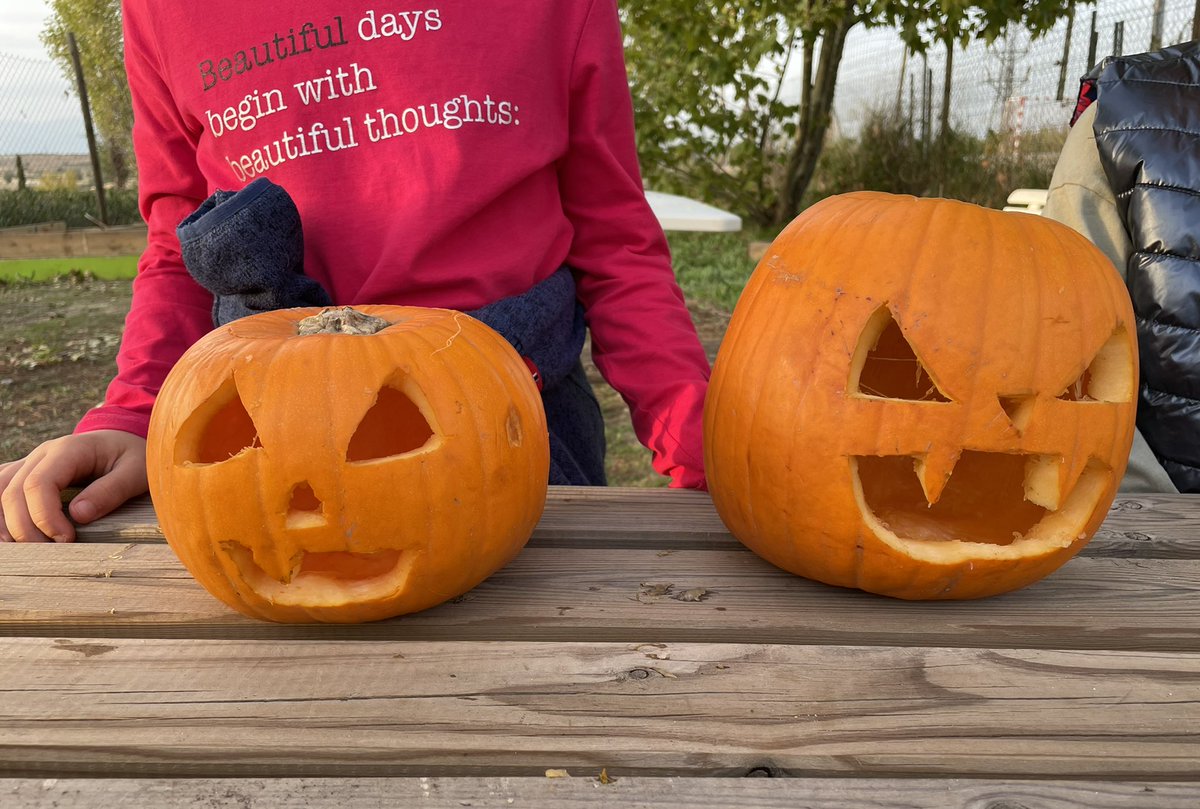 Gracias a las familias que se acercaron a nuestro taller de carvado de calabazas 🎃 
Hemos pasado una tarde de otoño maravillosa!!
<a href="/AVMontecarmelo/">Asociación Vecinal Montecarmelo</a> <a href="/REHD_Mad/">Red Huertos Urbanos</a> <a href="/AmpaFontan/">AMPA Antonio Fontán</a> <a href="/ampainfanta/">AMPA Infanta Leonor</a>