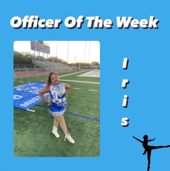 jhsfillies's tweet photo. This weeks Officers of the Week are…ELIANA and IRIS! Eliana always leads the team with a positive attitude and Iris makes every routine pop with her special flair! 💙 https://t.co/1PkmriaIao