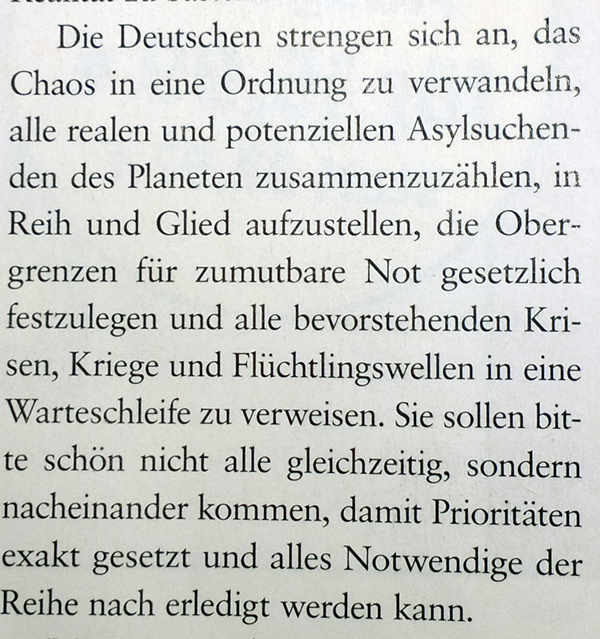 SkeptatorTalk's tweet photo. Obergrenzen für zumutbare Not

Wladimir Kaminer in @brandeins 8/22 https://t.co/U0G6iFyDoj
