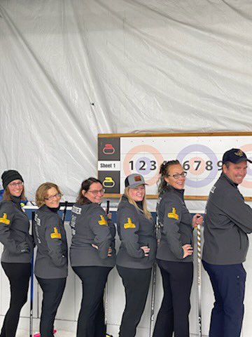 curlrochester's tweet photo. Your #CCR Arena Nationals Team had a great practice this morning and did some modeling of our sweet uniforms :) enjoy! #curlingiscool https://t.co/ZUe3MO8ORP