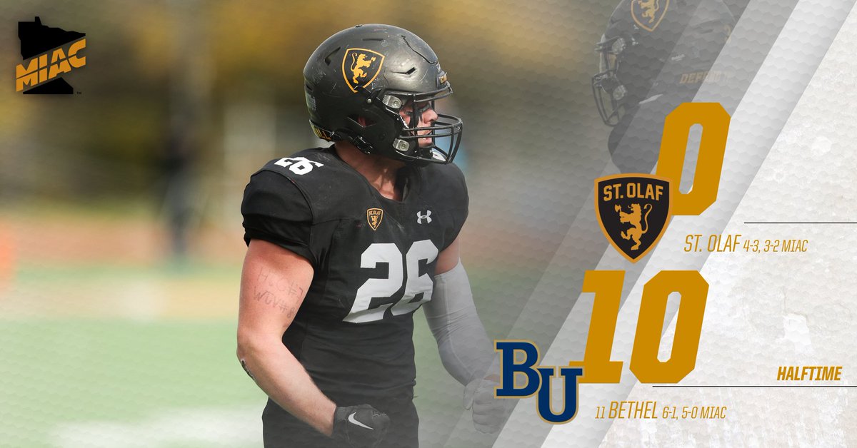 HALF: No. 11 Royals 10, Oles 0 

Tate Sauerwein has seven tackles and a sack to lead the defensive effort.

#OlePride | #d3fb