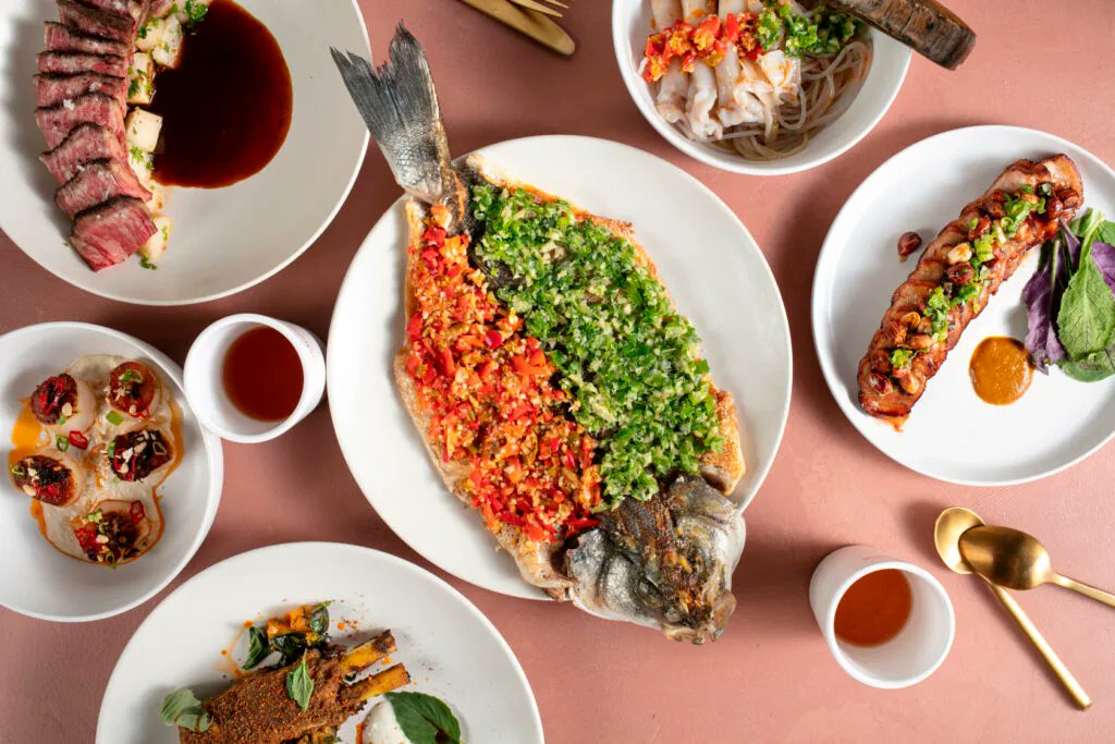 Chef Peter Chang has debuted the dining room at Chang Chang, his new D.C. restaurant offering an upscale dine-in experience as well as daily takeout and delivery. bit.ly/3VWv6tx