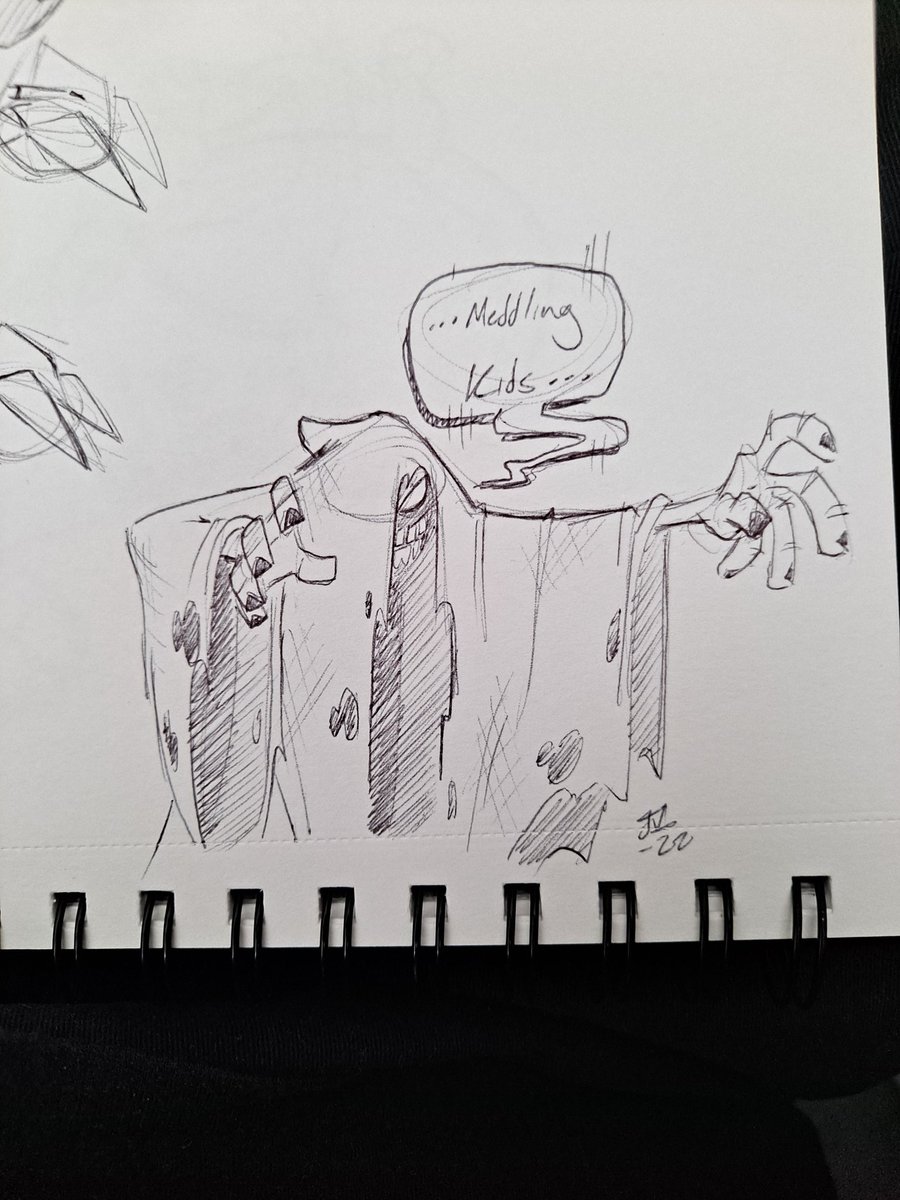 the_varvs's tweet photo. Oct 29: creep

#retrosupply #frightfall2022 #creep #2022 #doodles #thevarvs #varvir #rivrav #ghosttoast @retrosupply https://t.co/eQpjlf3jZB