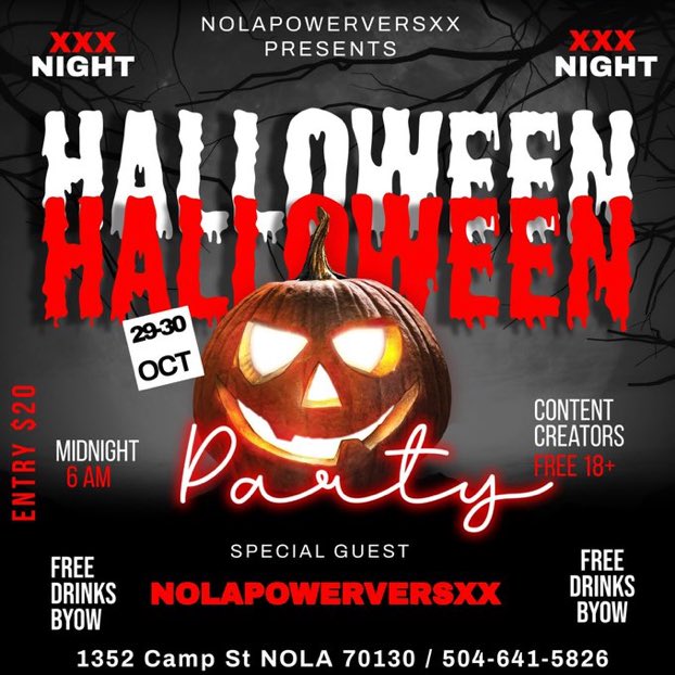 If you in New Orleans this the move for tonight hit up the homie @NOLAPowerVersXX