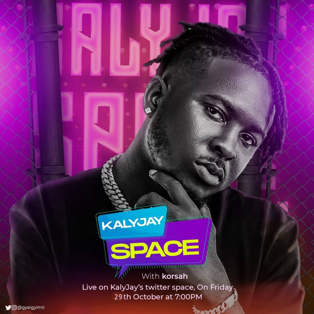 7pm today! <a href="/gyaigyimii/">KALYJAY</a> host <a href="/realkorsah/">KORSAH</a>