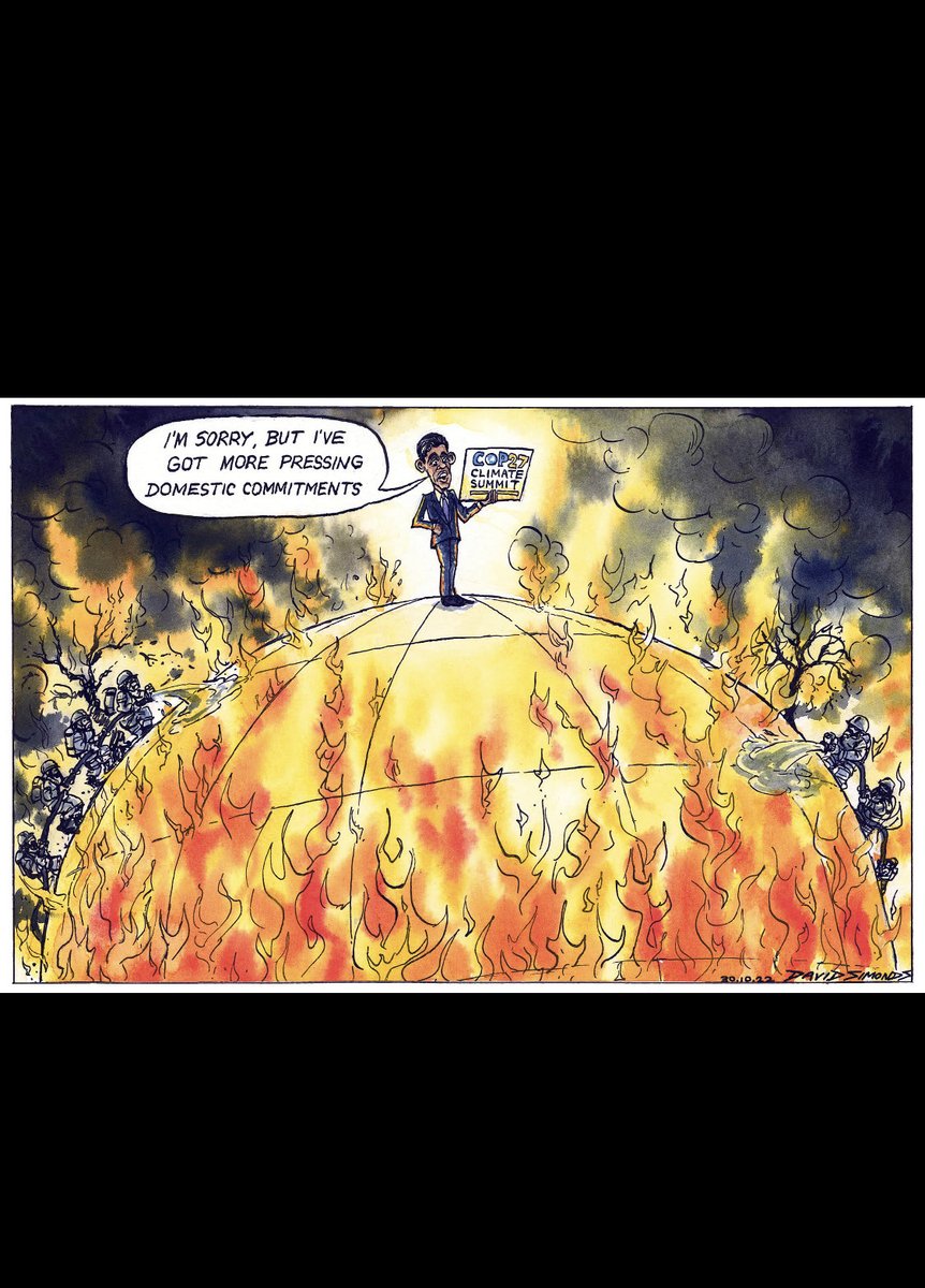 t used to be “It’s the Exonomy Stupid” unfortunately Sunak hasn’t learned that “It is the world STUPID” and “It is the Climate STUPID”