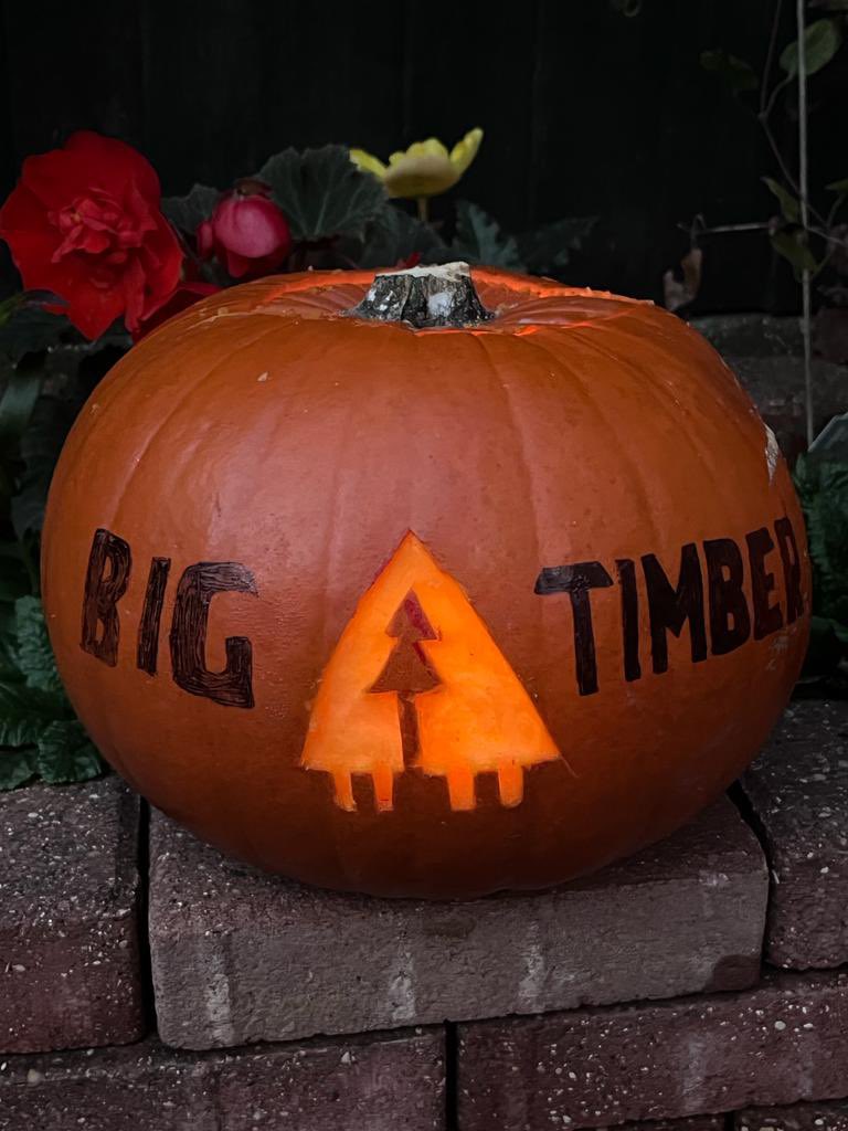debsbishop's tweet photo. In spooky honour of our favourite show on the telly! @wenstobtimber #bigtimber #netflix #vancouverisland https://t.co/az0bBDyfGl