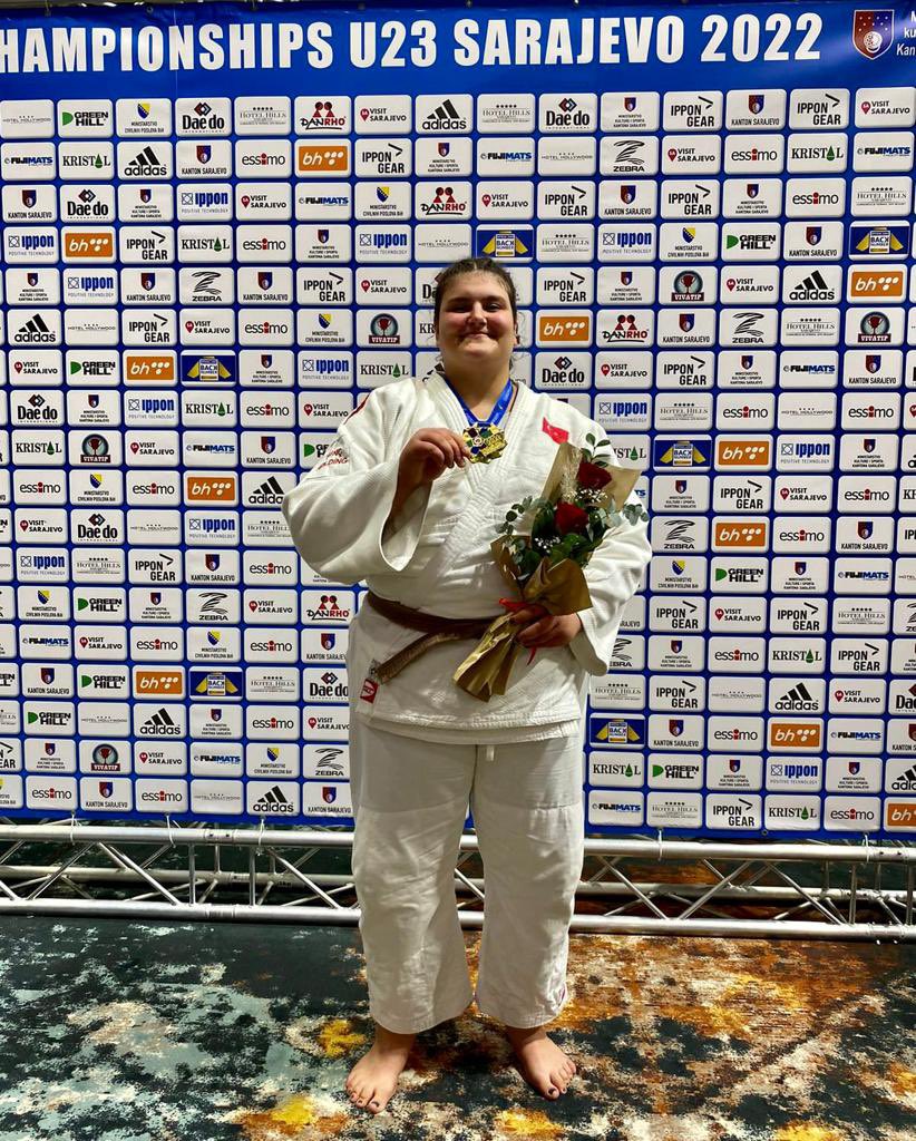 🥇 Bosna Hersek’te düzenlenen 23 Yaş Altı Judo Şampiyonası’nda mücadele eden sporcumuz Hilal Öztürk, kadınlar +78 kiloda şampiyon oldu. Tebrikler 👏