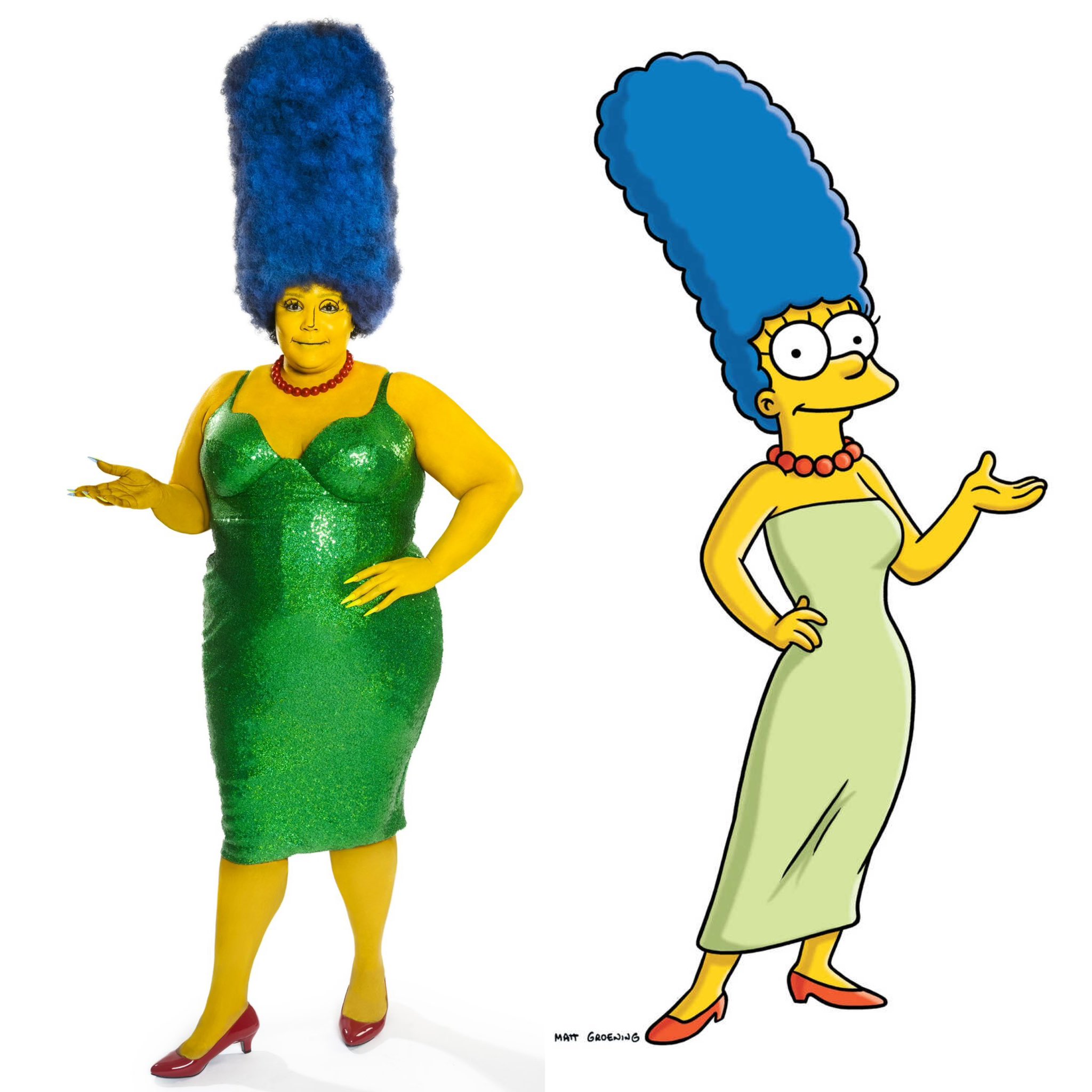 Pop Crave on Twitter "Lizzo showcases her Marge Simpson Halloween
