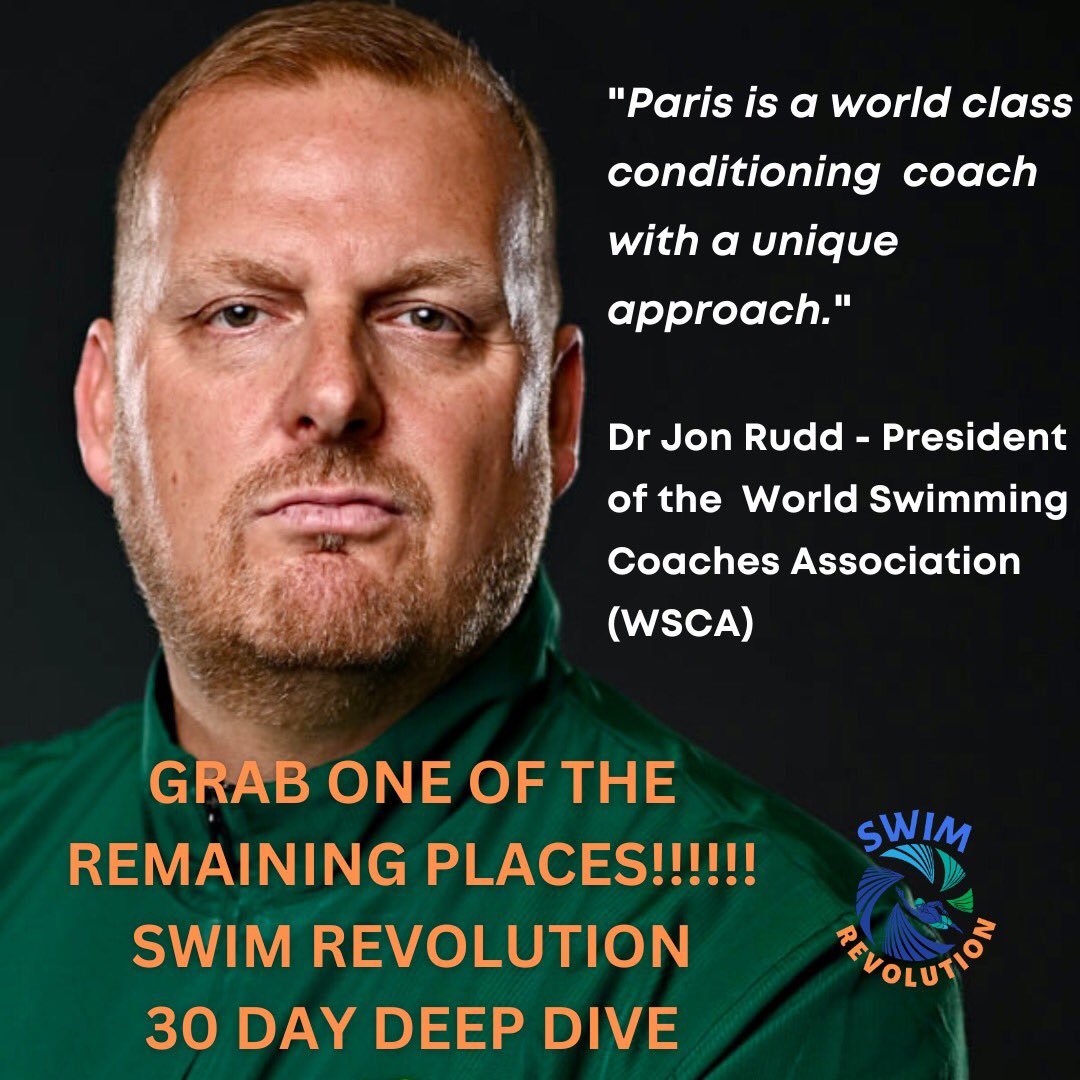 PhysioCo's tweet photo. 🤯 There are still some spaces on The Swim Revolution Deep Dive programme but registration closes in just 24 hours! ⏰

If you’re a Swim Coach being held back by land training this is your opportunity to turn things around. Don’t

Comment below NOW to reserve your space. 👇 https://t.co/tjpuLyIaXk
